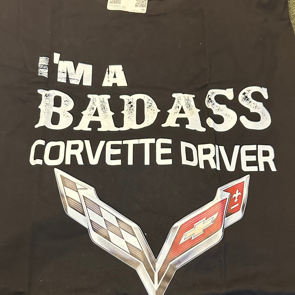 Unk Black Corvette Driver Tee